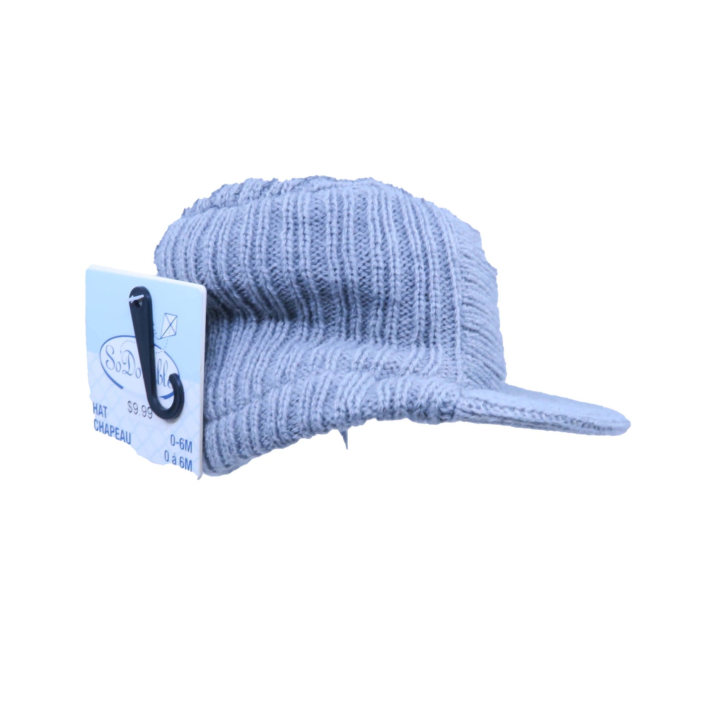 So'Dorable Boys Gray Winter Hat Size: 0-6 Months Gray