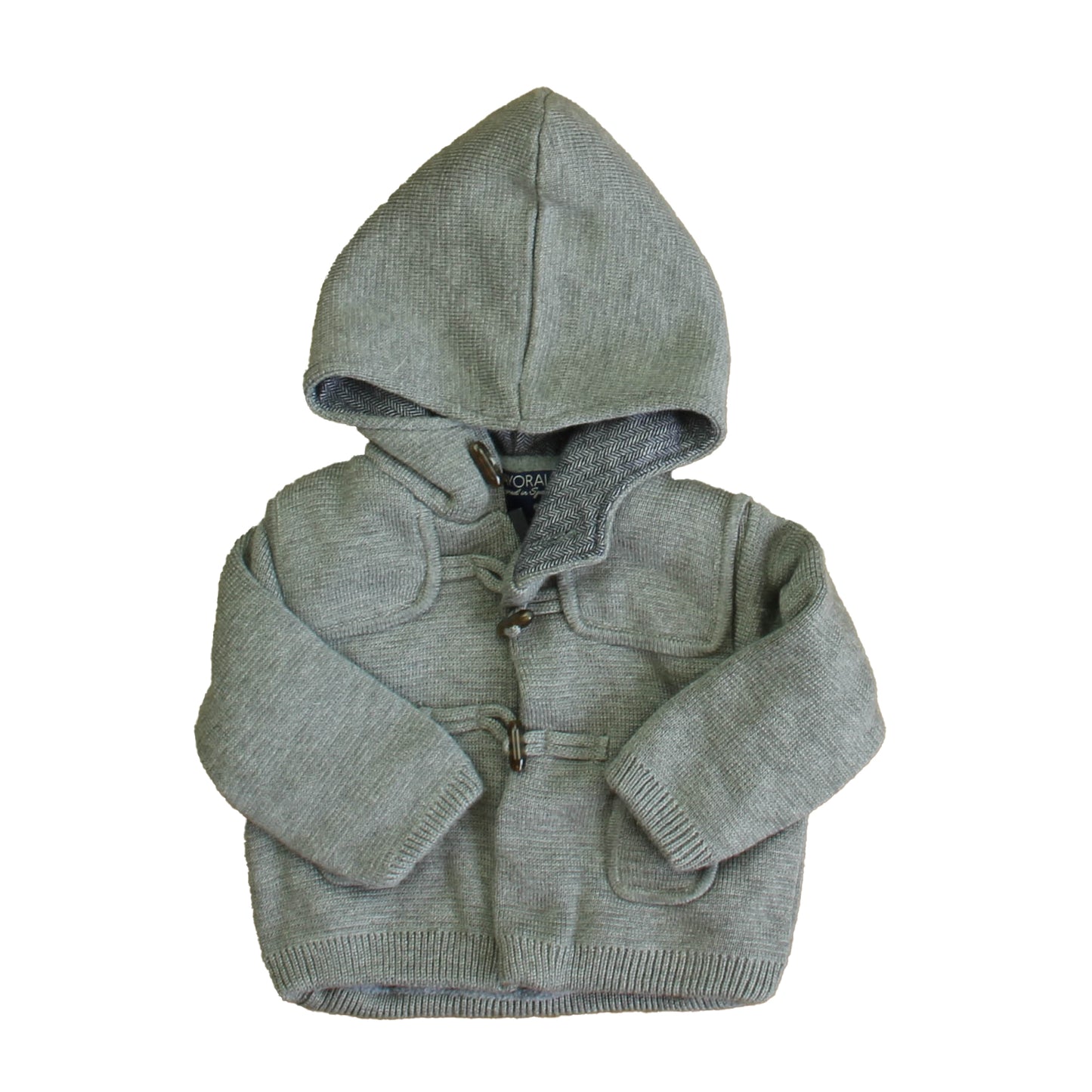 Mayoral Boys Gray Jacket Size: 6 Months Gray