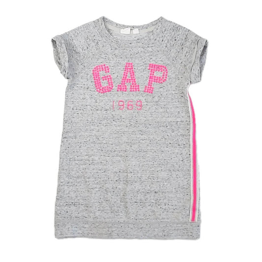 Gap Girls Gray Dress Size: 6-7 Years Gray