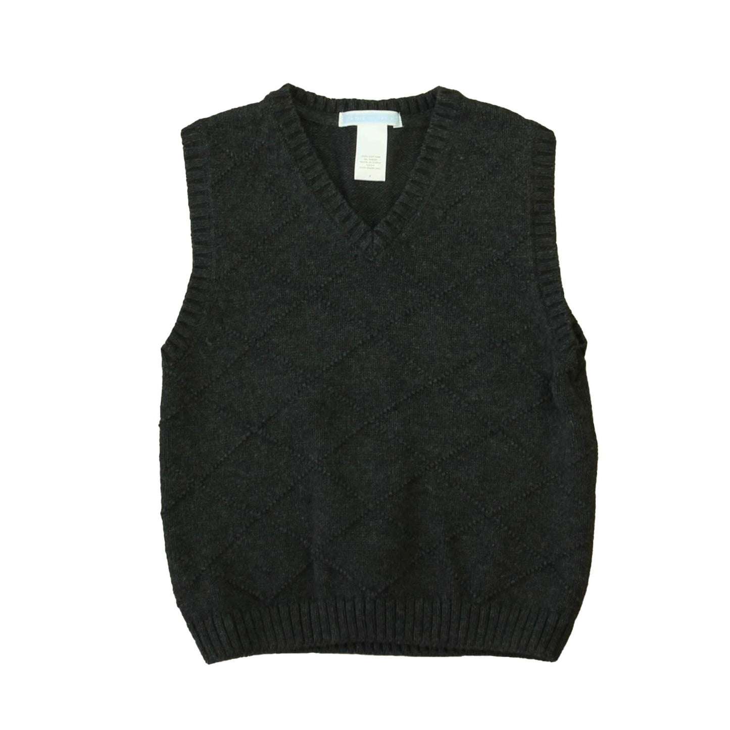 Janie and Jack Boys Gray Sweater Vest Size: 3T