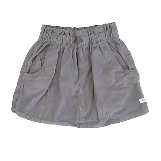 Ruffle Butts Girls Gray Skirt Size: 4T Gray