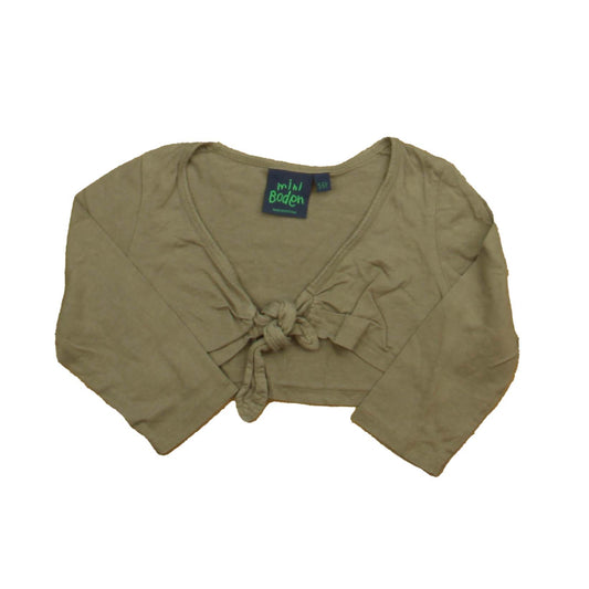Boden Girls Gray Cardigan Size: 5-6 Years Gray