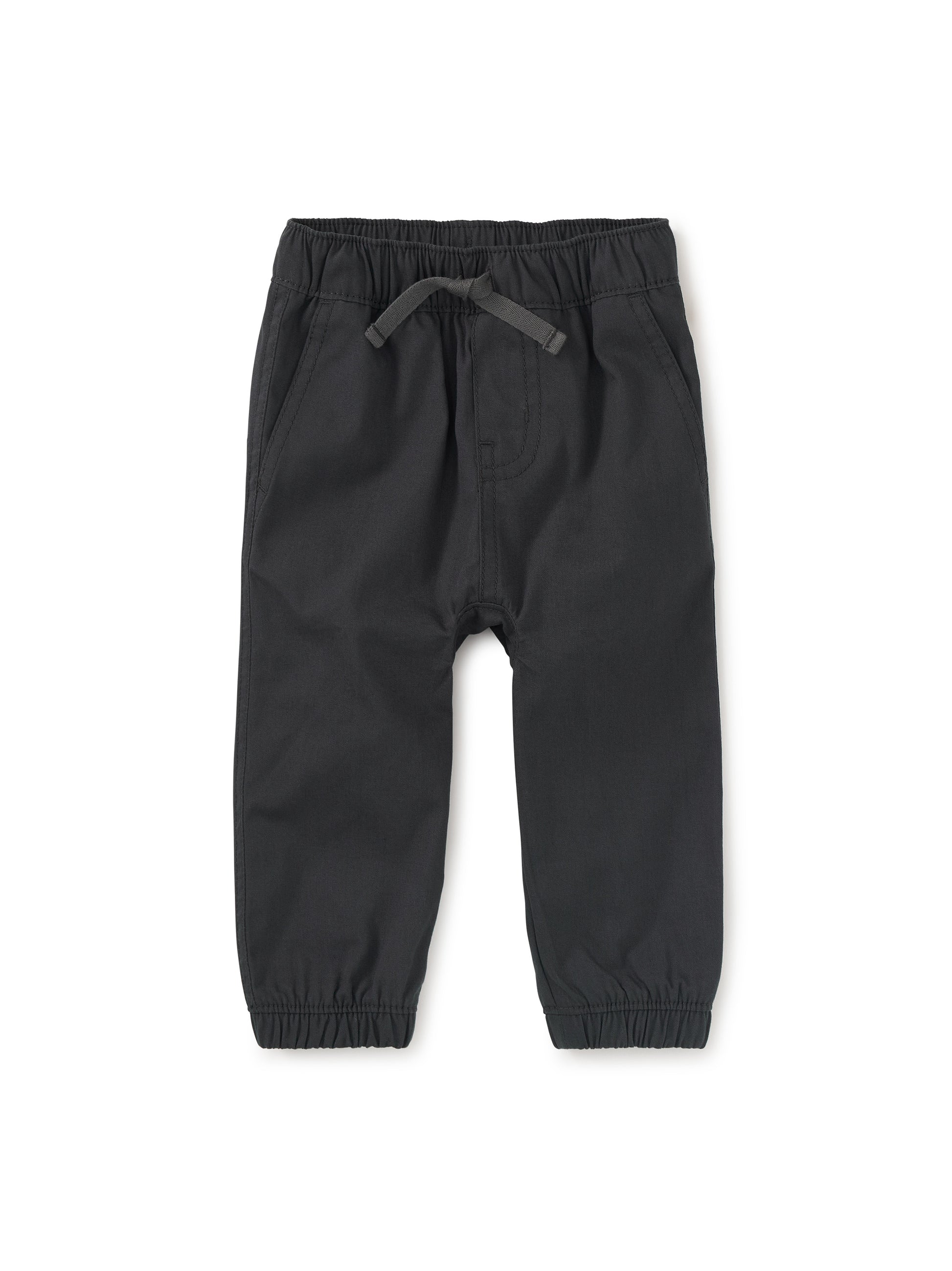 Tea Collection Boys Gray Pants Size: 12-18 Months Gray