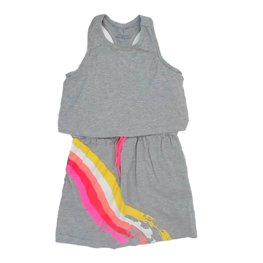Rockets Of Awesome Girls Gray Dress Size: 8 Years Gray