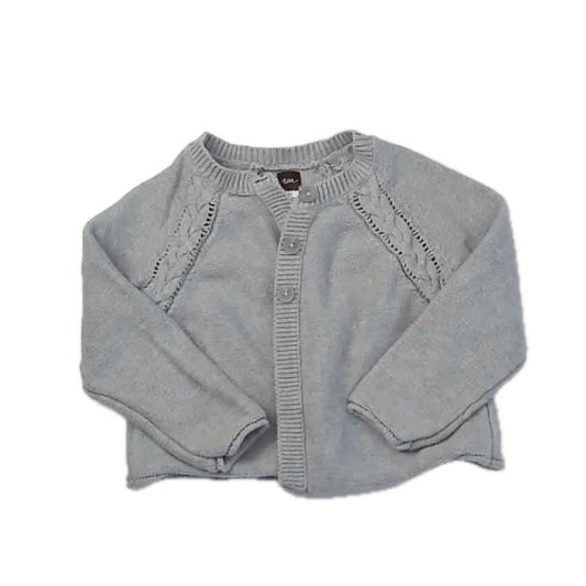 Tea Collection Girls Gray Cardigan Size: 2-3T Gray
