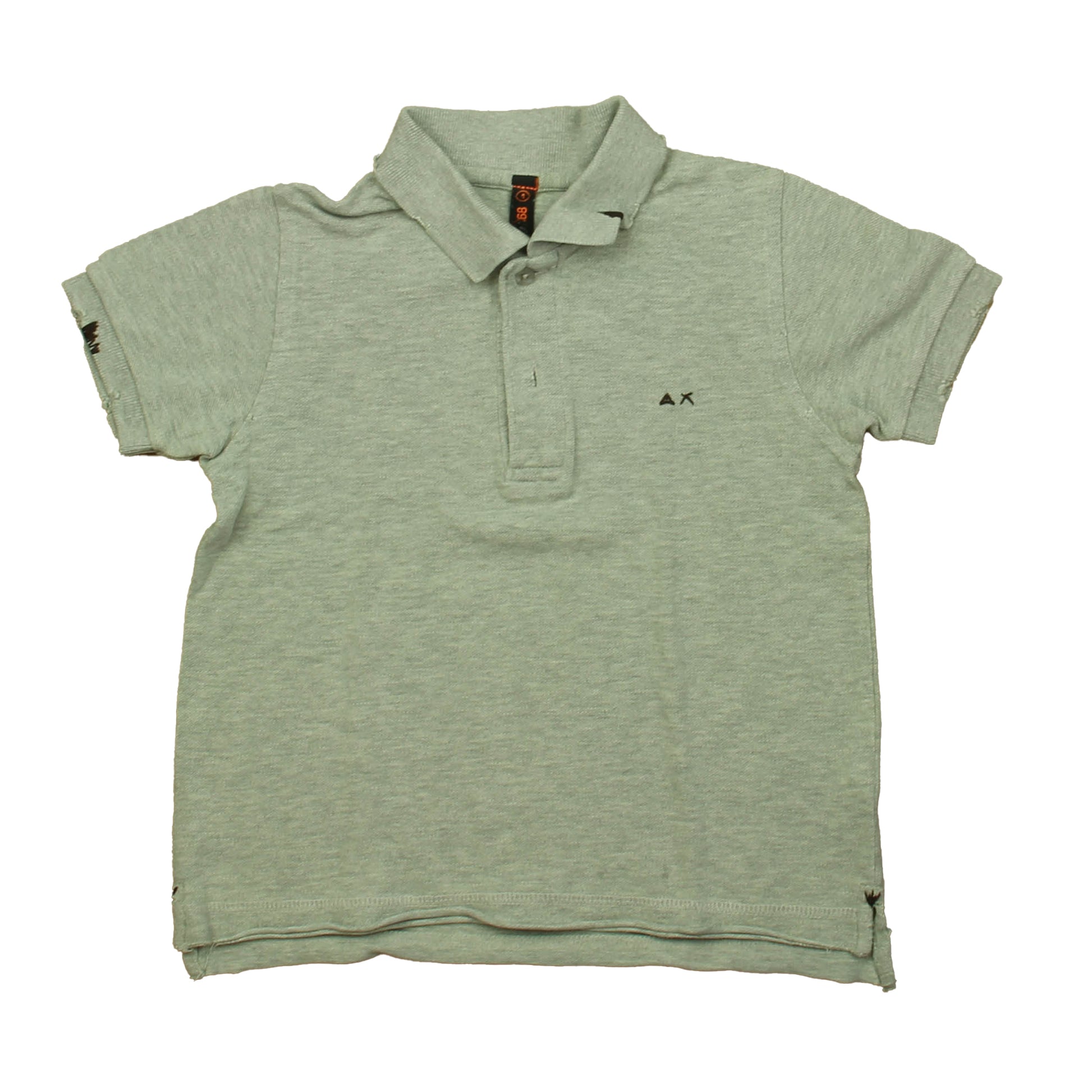 Sun 68 Boys Gray Polo Shirt Size: 4T Gray