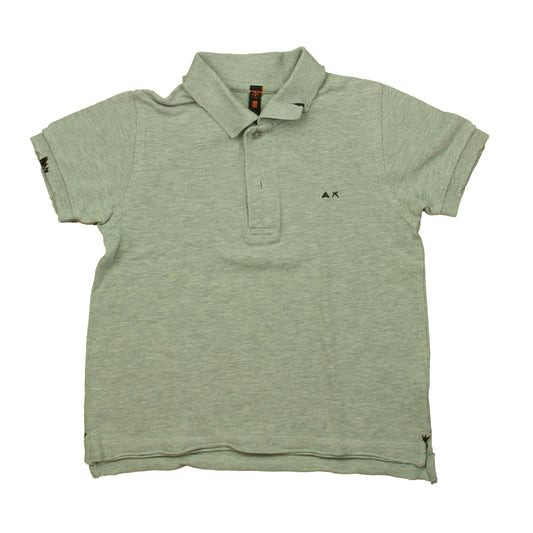Sun 68 Boys Gray Polo Shirt Size: 4T Gray