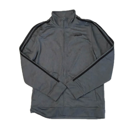 Adidas Boys Gray Athletic Top Size: 18-20 Years Gray