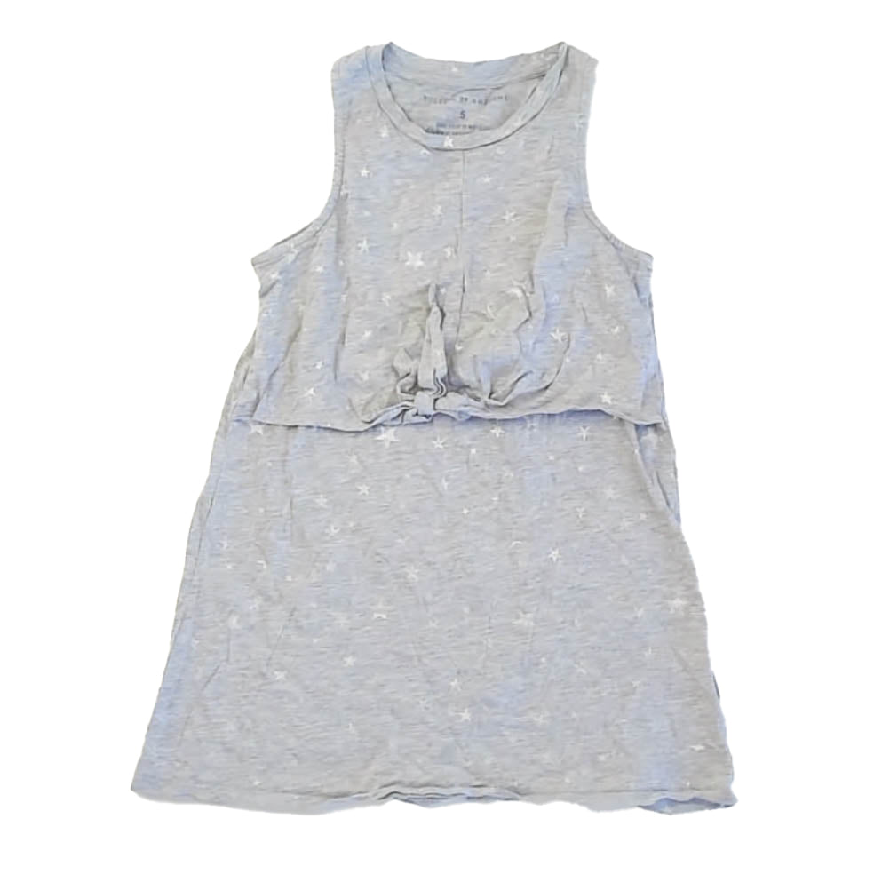 Rockets of Awesome Girls Gray Dress Size: 5T Gray