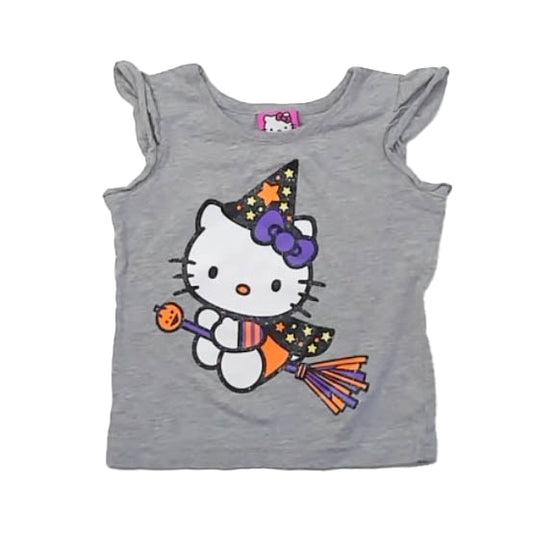 Hello Kitty Girls Gray T-Shirt Size: 18 Months Gray