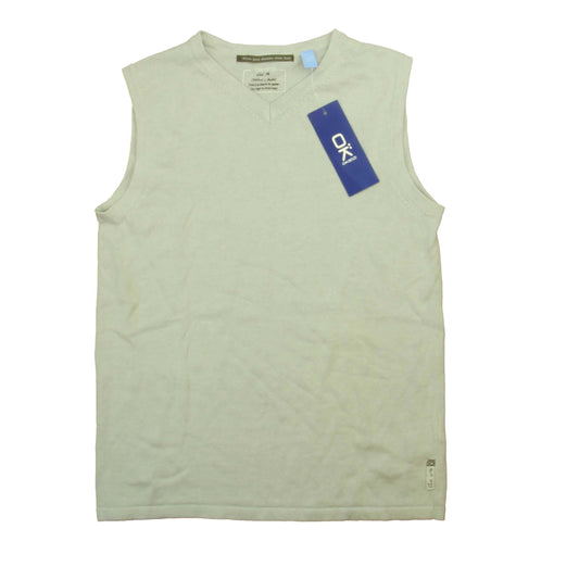Okaidi Boys Gray Sweater Vest Size: 12 Years Gray