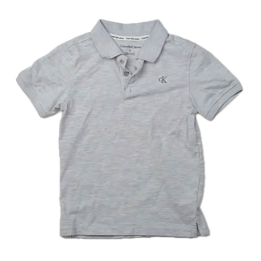 Calvin Klein Boys Gray Polo Shirt Size: 5T Gray