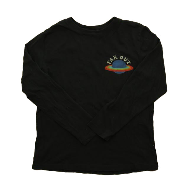 Hanna Andersson Boys Gray Long Sleeve T-Shirt Size: 8 Years