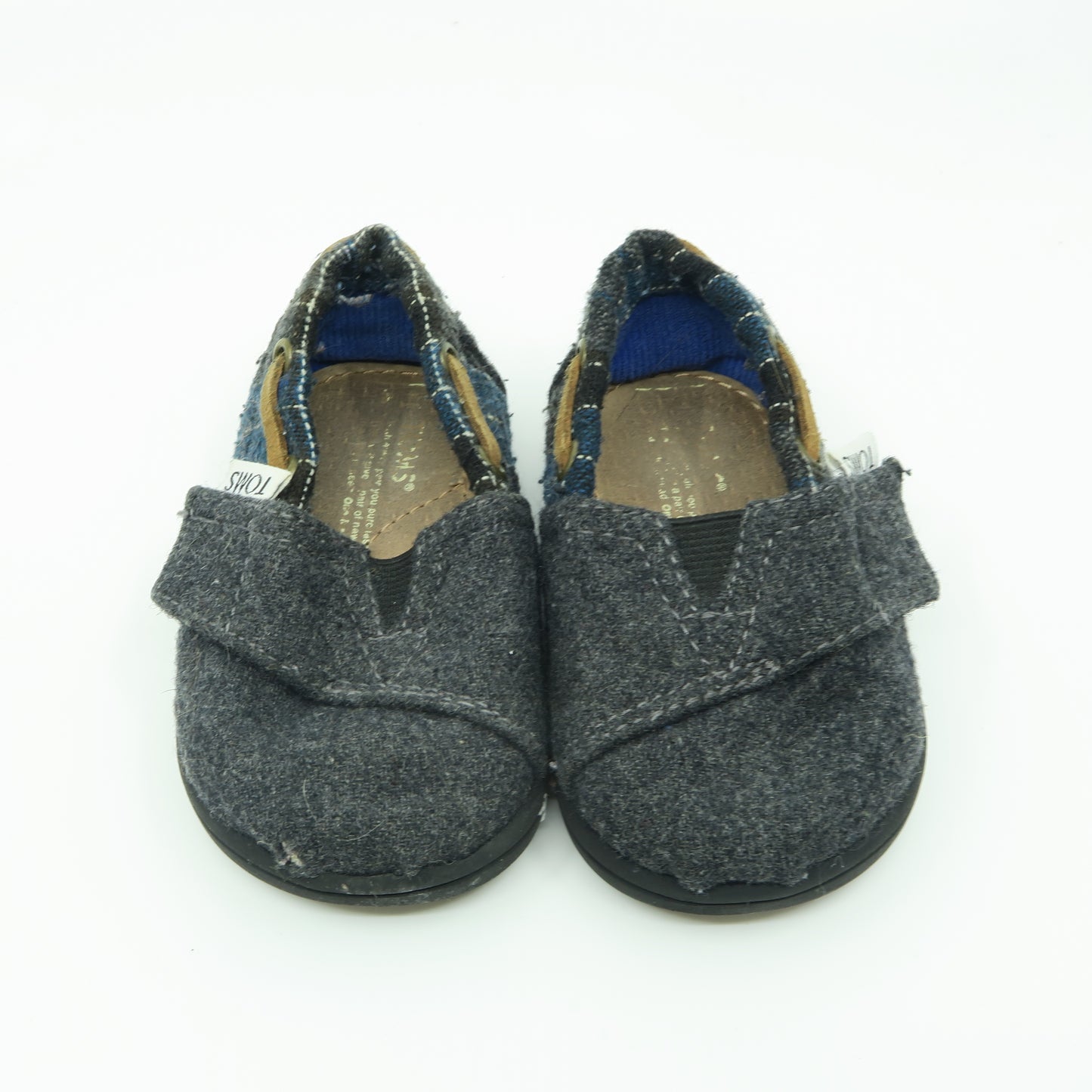 Tom's Boys Gray Shoes Size: 4 Infant Gray