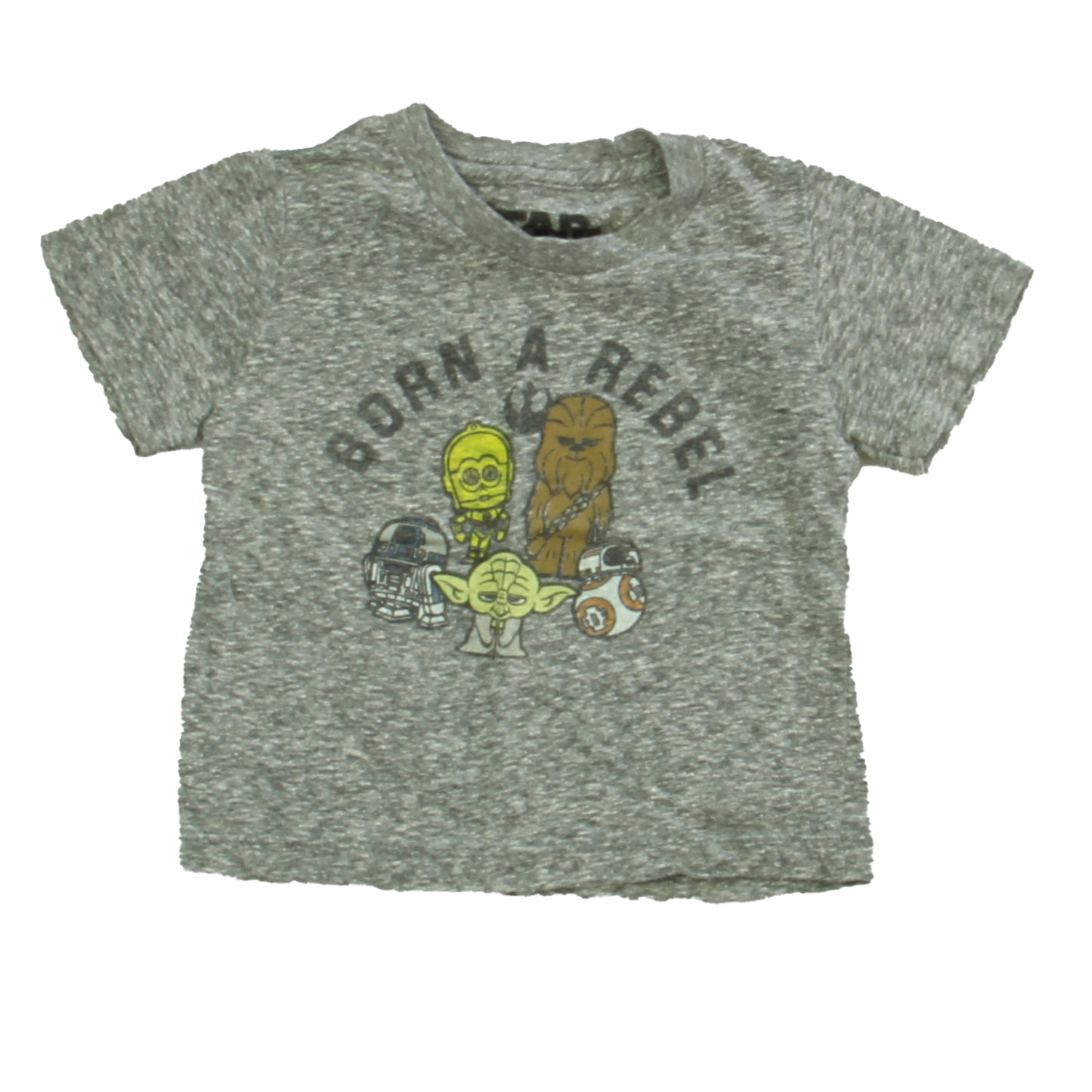 Star Wars Boys Gray T-Shirt Size: 12 Months Gray