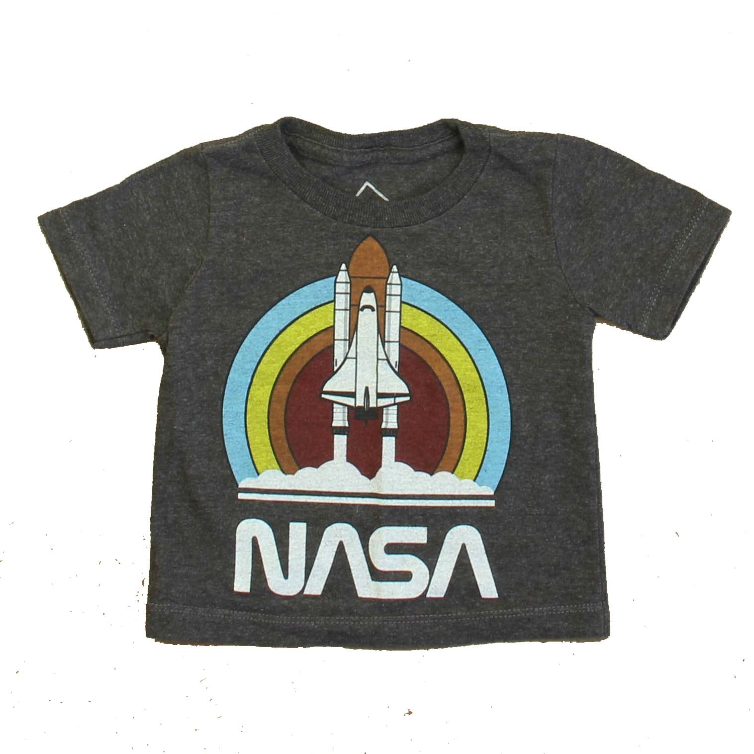 Nasa Boys Gray T-Shirt Size: 12 Months Gray