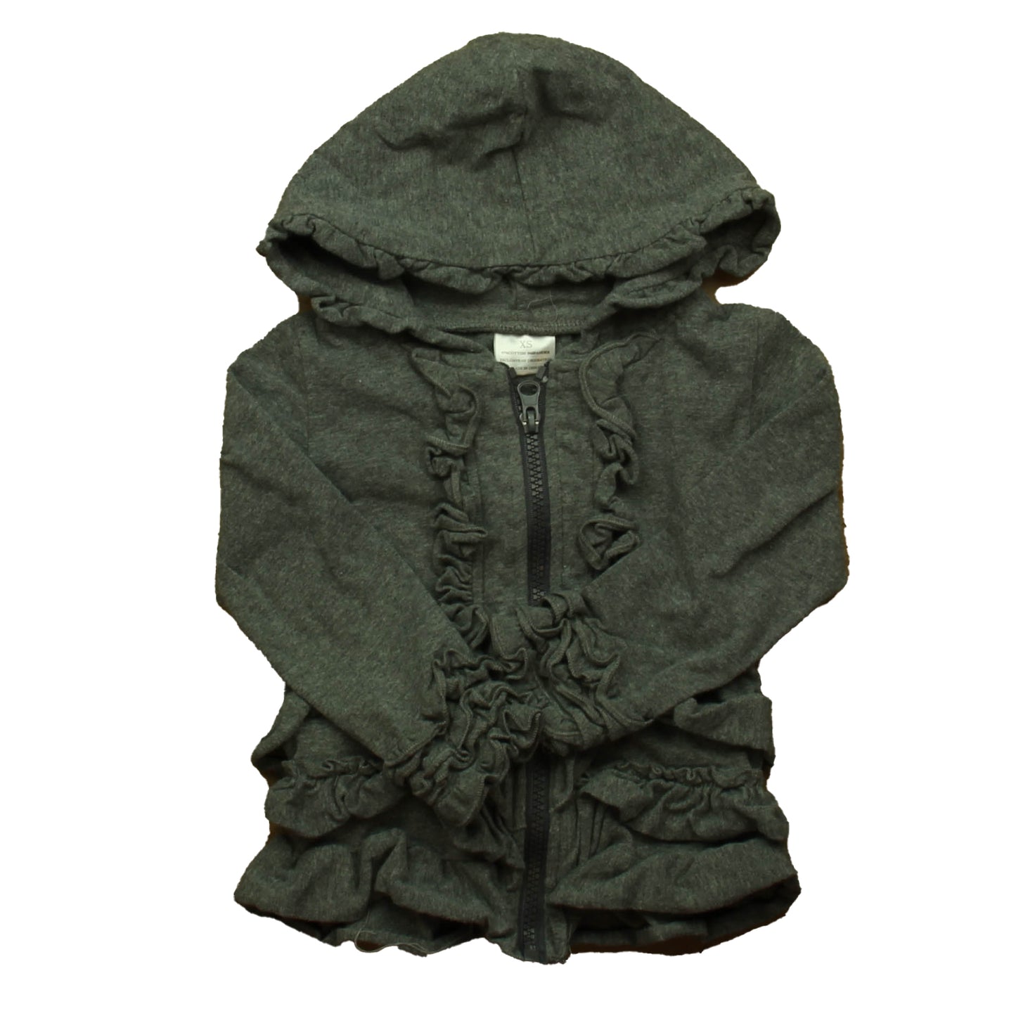 Unknown Brand Girls Gray Hoodie Size: 2-3T Gray