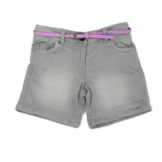 Okaidi Girls Gray Shorts Size: 8 Years Gray