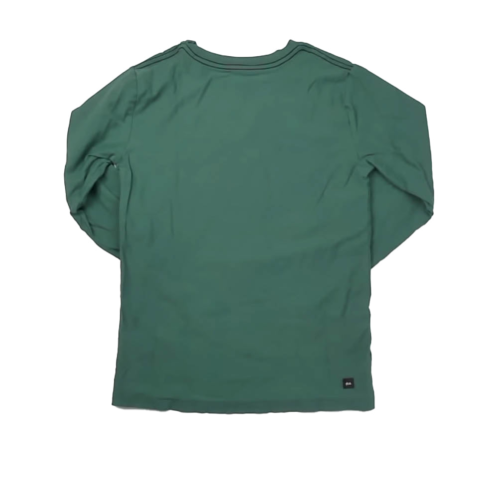 Tea Collection Boys Green Airplane Long Sleeve T-Shirt Size: 12 Years Green Airplane