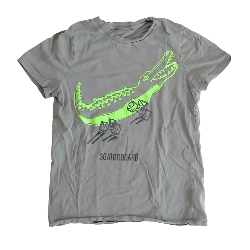 Rockets Of Awesome Boys Green Alligatior T-Shirt Size: 10-12 Years Green Alligatior