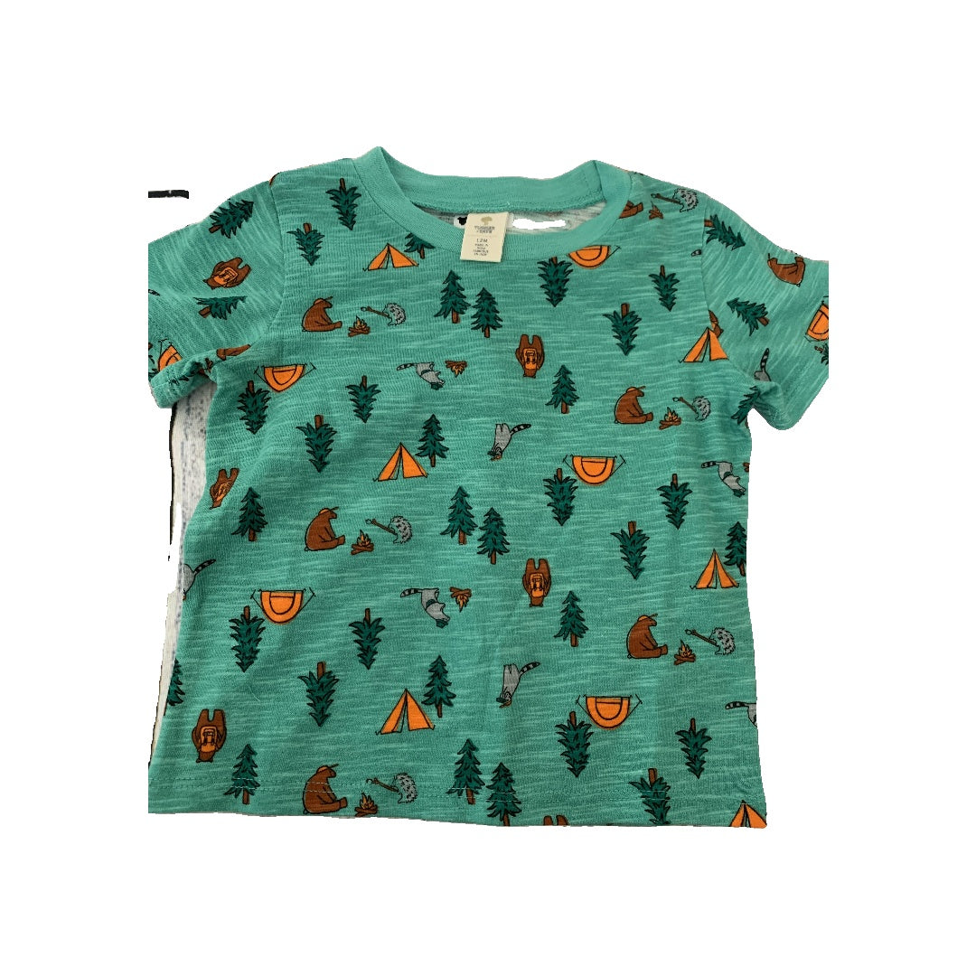 Tucker + Tate Boys green | animals T-Shirt Size: 12M green | animals