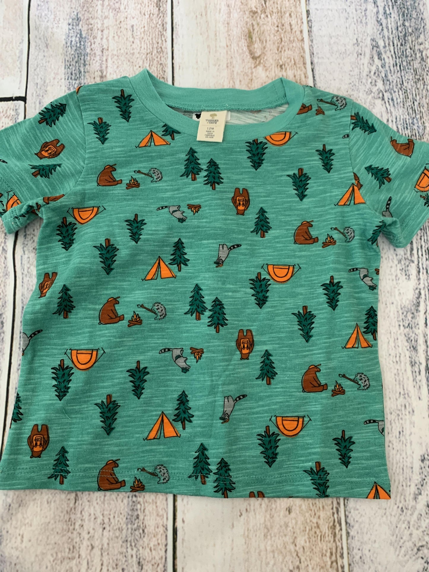 Tucker + Tate Boys green | animals T-Shirt Size: 12M green | animals