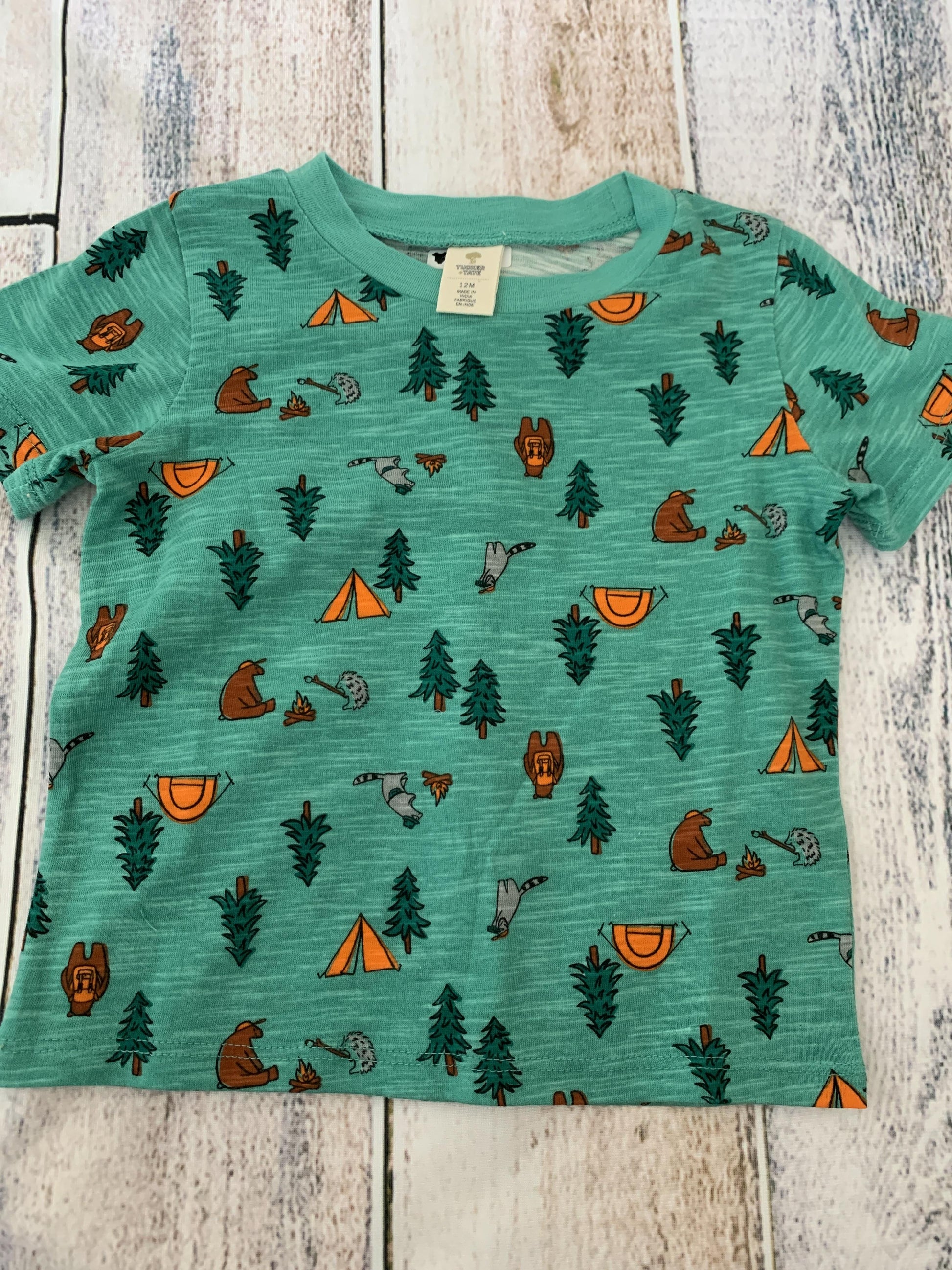 Tucker + Tate Boys green | animals T-Shirt Size: 12M green | animals