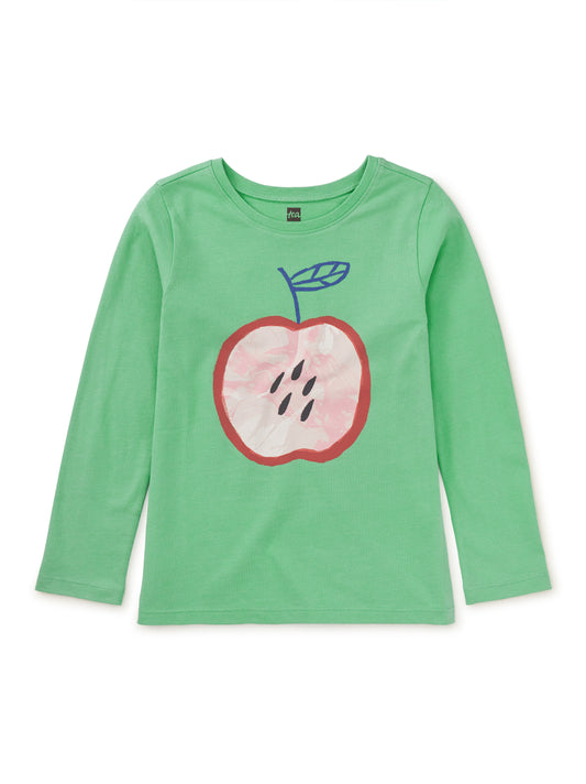 Tea Collection Girls Green Apple T-Shirt Size: 16 Years Green Apple