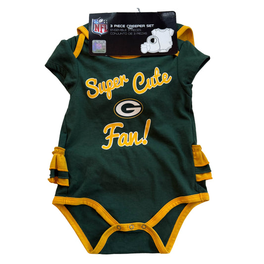 NFL Girls Green Bay Packers Onesie Size: 6-9 Months Green Bay Packers