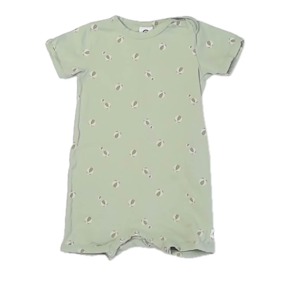 Musli Boys Green Beach Balls Romper Size: 9-12 Months Green Beach Balls
