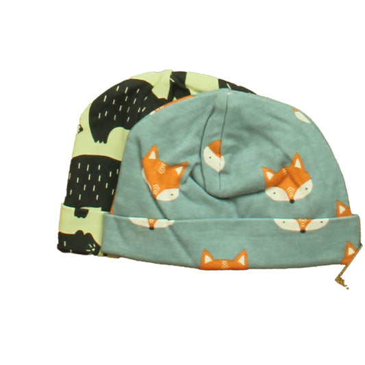 Tea Boys Green Bears | Blue Fox Hat Size: 6-9 Months Green Bears | Blue Fox
