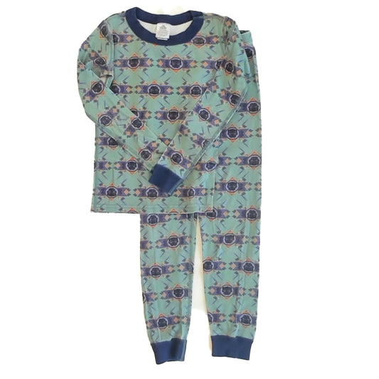 Hanna Andersson Boys Green Black Panther 1-piece Non-footed Pajamas Size: 6-7 Years Green Black Panther