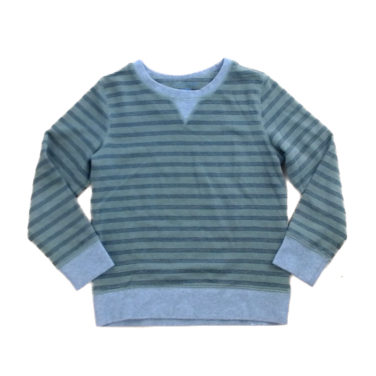 Rockets Of Awesome Boys Green | Black Thin Lines | Gray Rim Sweater Size: 10 - 12 Years Green | Black Thin Lines | Gray Rim