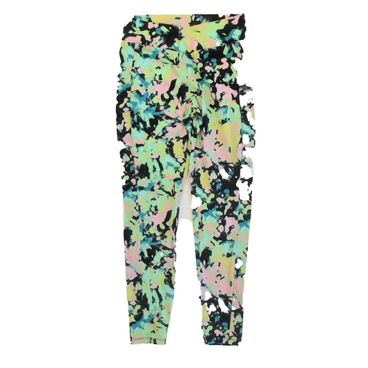 Art Class Boys Green | Black Leggings Size: 10-12 Years Green | Black