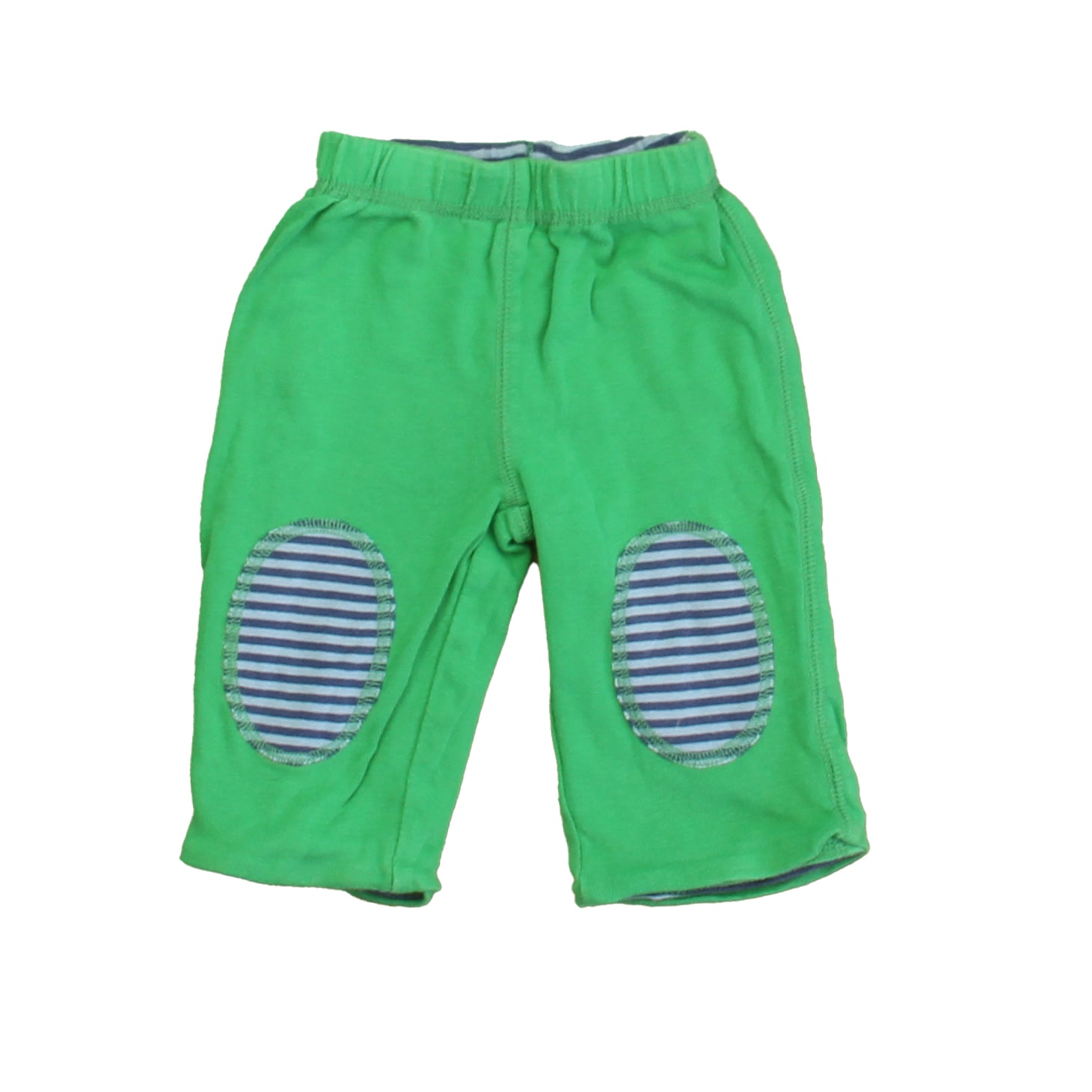 Boden Boys Green | Blue Stripe Casual Pants Size: 0-3 Months Green | Blue Stripe