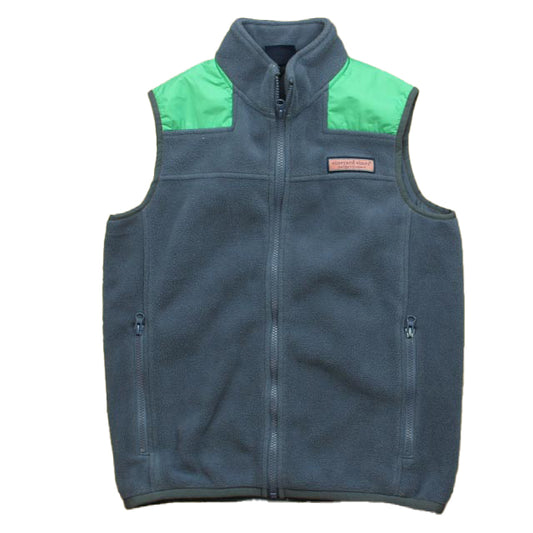 Vineyard Vines Boys Green | Blue Vest Size: 16-18 Years Green | Blue