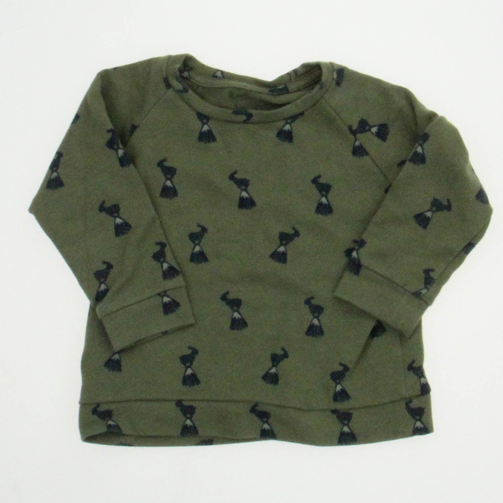 Freshly Picked Boys Green | Blue Long Sleeve Shirt Size: 12 Months Green | Blue