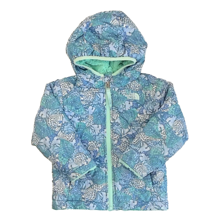 The North Face Girls Green | Blue Winter Coat Size: 2T Green | Blue