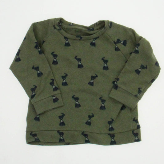 Freshly Picked Boys Green | Blue Long Sleeve Shirt Size: 12 Months Green | Blue