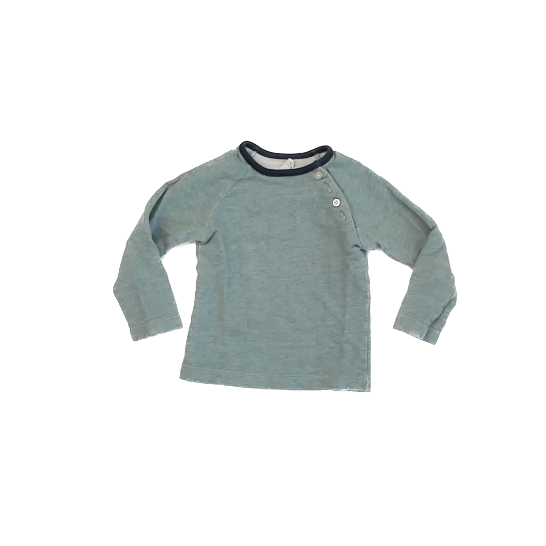 Olive Juice Unisex Green | Blue Long Sleeve Shirt Size: 3-4T Green | Blue