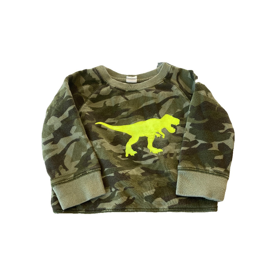 Gap Boys green | Camo | Dinosaur Sweater Size: 18-24 months green | Camo | Dinosaur