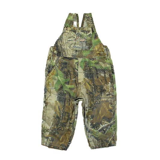 Lil Joey Boys Green Camo Overalls Size: 12 Months Green Camo