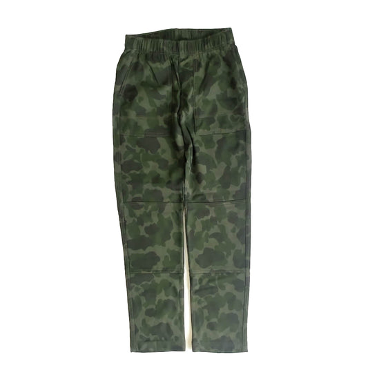 Tea Collection Boys Green Camo Casual Pants Size: 12 Years Green Camo