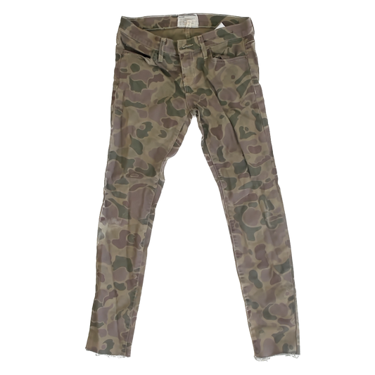 Current/Elliott Girls Green Camo Jeans Size: sz 26 Green Camo