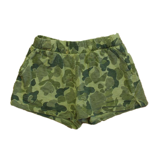 Crewcuts Girls Green Camo Shorts Size: 5T