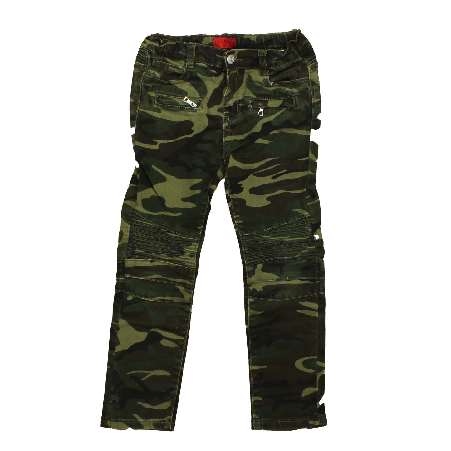 The Haus of JR Girls Green | Camo Jeans Size: 8 Years