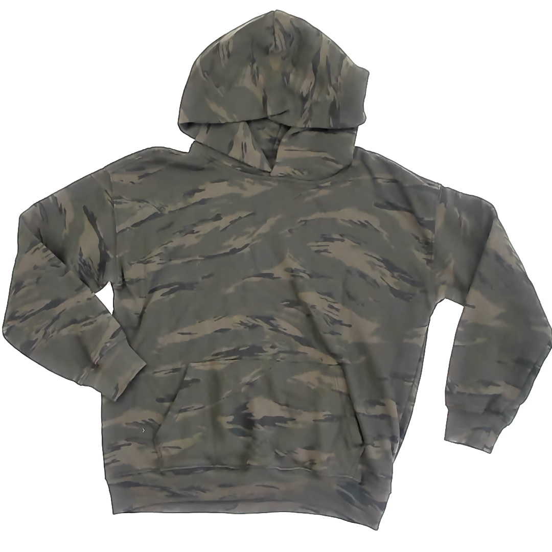 Gap Boys Green Camo Hoodie Size: Youth XL (18-20 Years) Green Camo