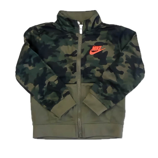 Nike Boys Green Camo Athletic Top Size: 24 Months Green Camo