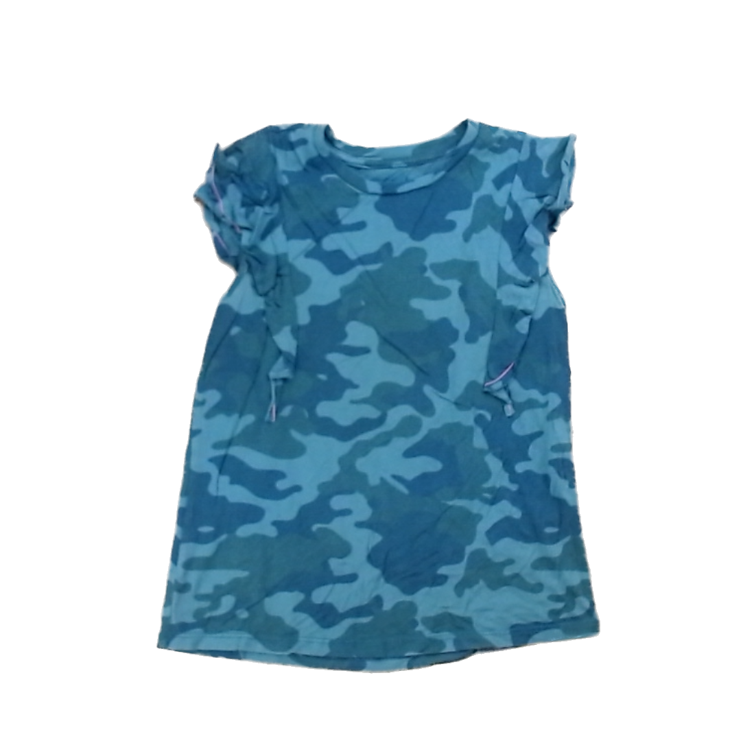 Rockets Of Awesome Girls Green Camo Tank Top Size: 7 Years Green Camo