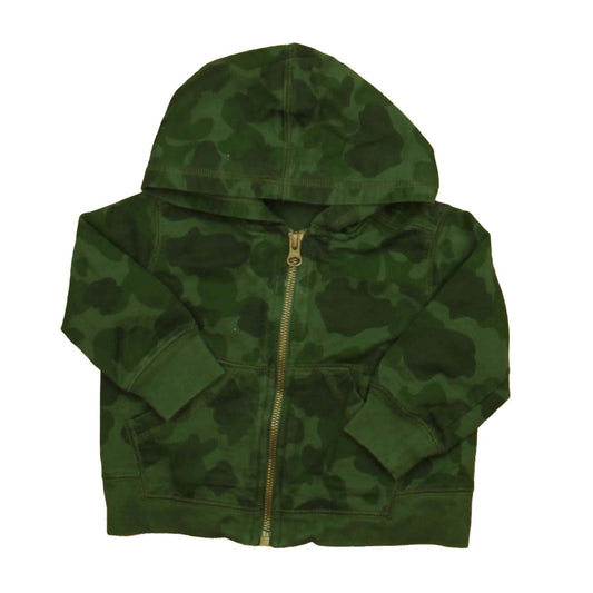 Tea Boys Green Camo Hoodie Size: 6-9 Months Green Camo